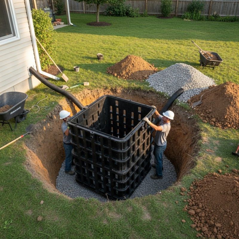 Yard Drainage Installation